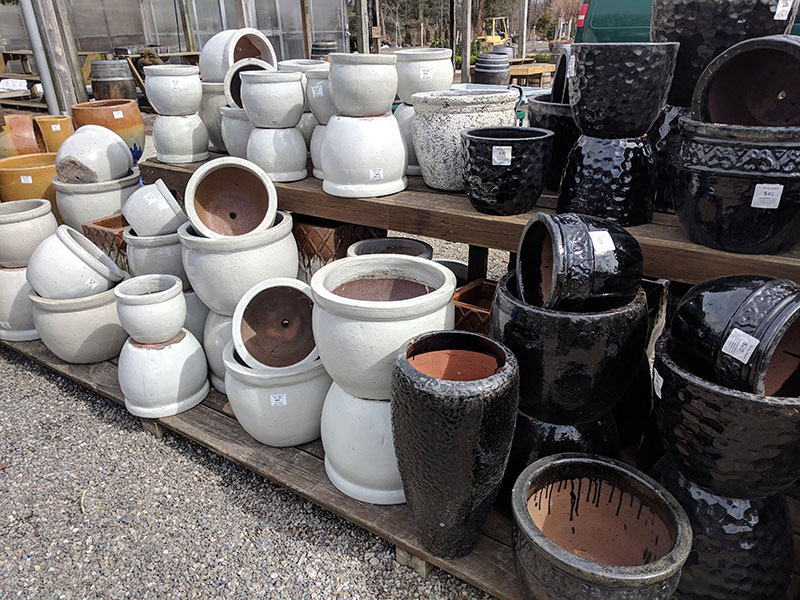 Glazed Ceramic Pottery and More | Country Mile Gardens