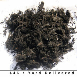 Bulk Black Dyed Hardwood Mulch