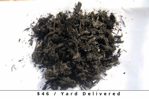 Bulk Black Dyed Hardwood Mulch